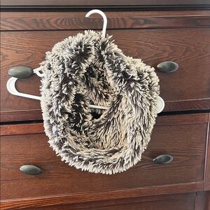 Fluffy Faux Fur Infinity Scarf
